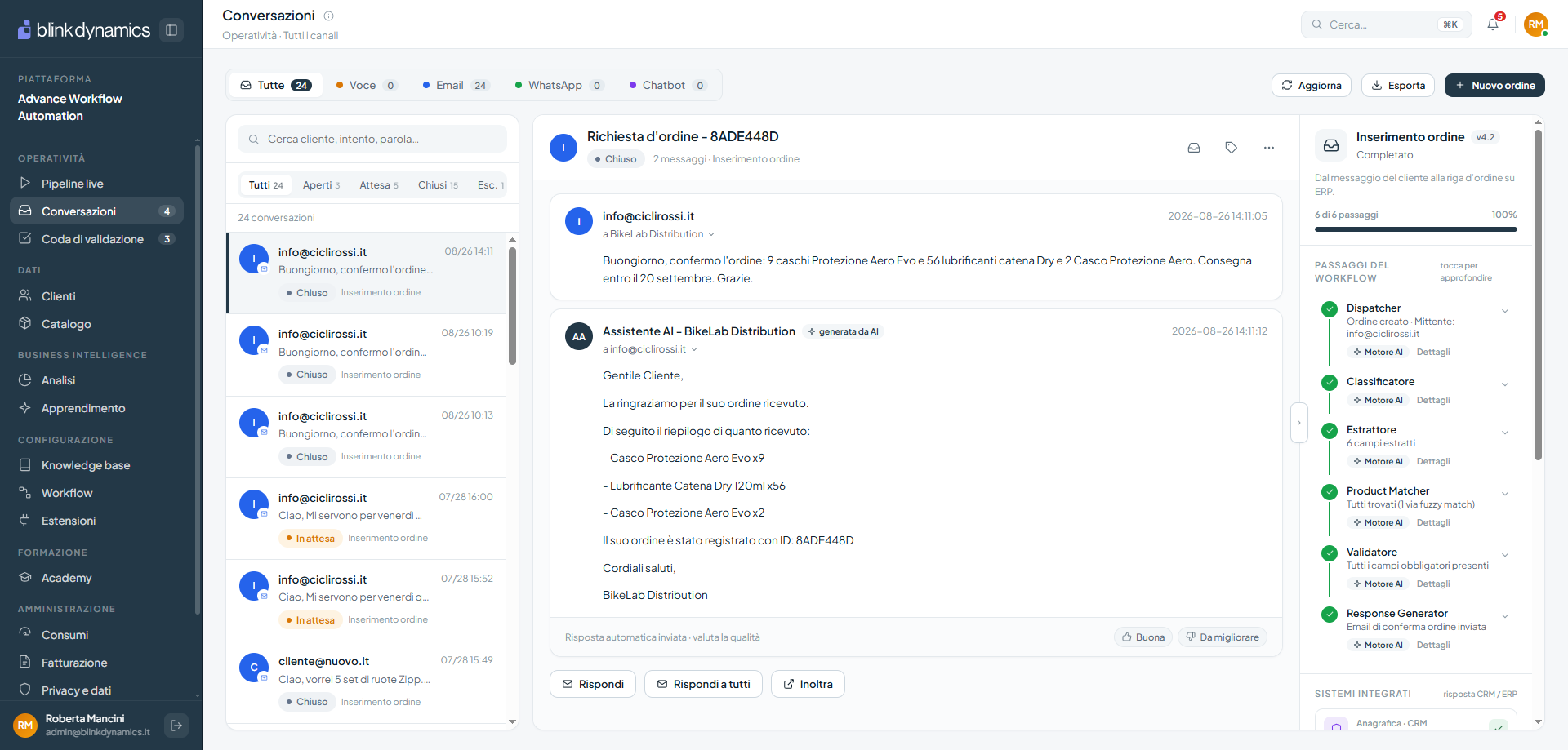 Advance WorkAdvanced Workflow Optimization demo